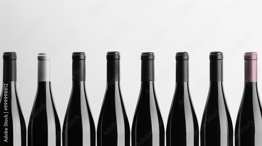 Grape wine bottles background Grape wine bottles background