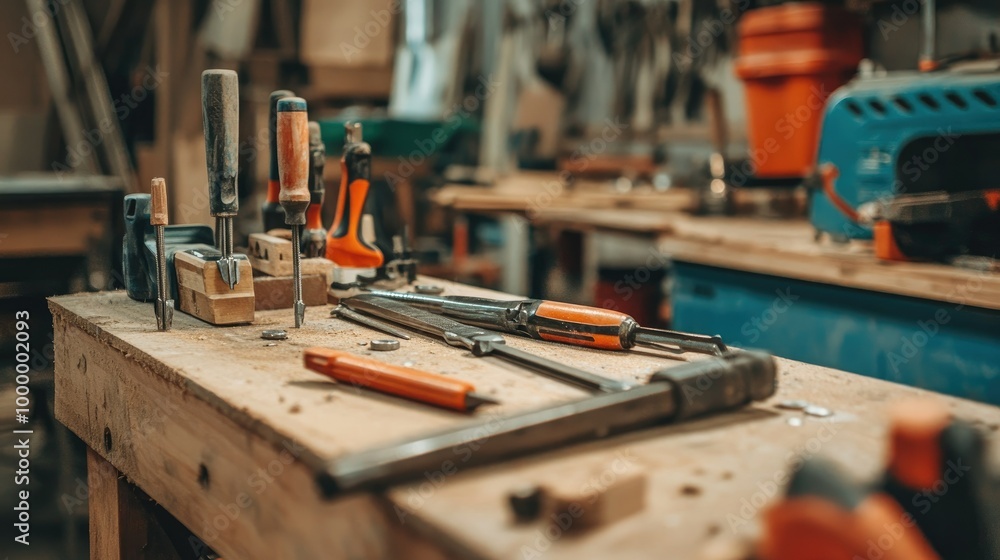 A close-up of construction tools laid out on a workbench, with a clean background for text. A close-up of construction tools laid out on a workbench, with a clean background for text.