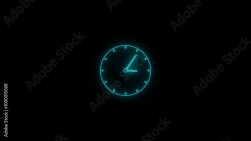 abstract beautiful clock illustration background