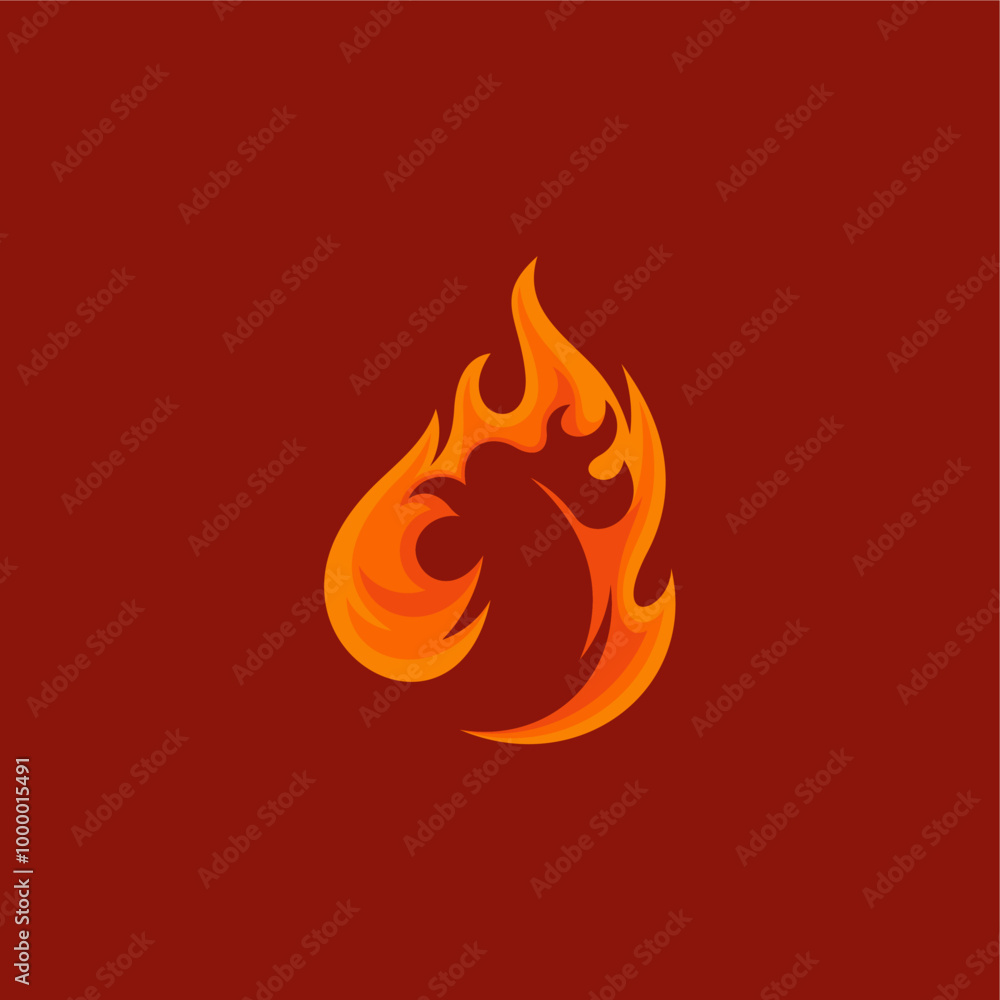 simple chicken head logo for icon or symbol simple chicken head logo for icon or symbol