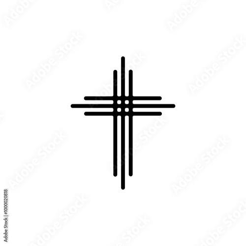 a cross with a more modern look
