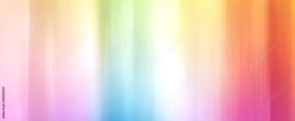 Obraz premium A vibrant rainbow gradient filling the background, with soft pas