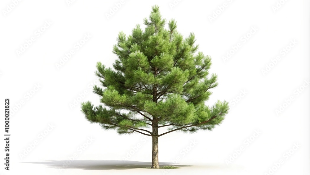 Fototapeta premium Isolated tree on white background