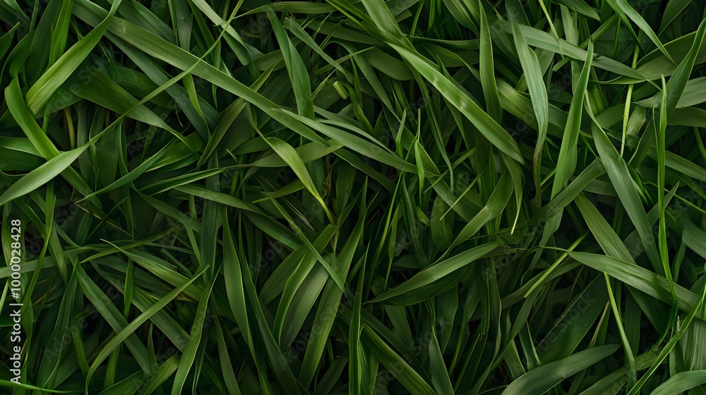 Lush Green Grass Blades Texture. Lush Green Grass Blades Texture.
