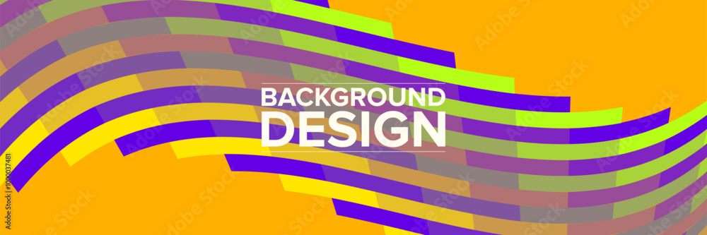 Fototapeta premium Modern abstract background for presentation design, dynamic shapes composition. Vector illustration