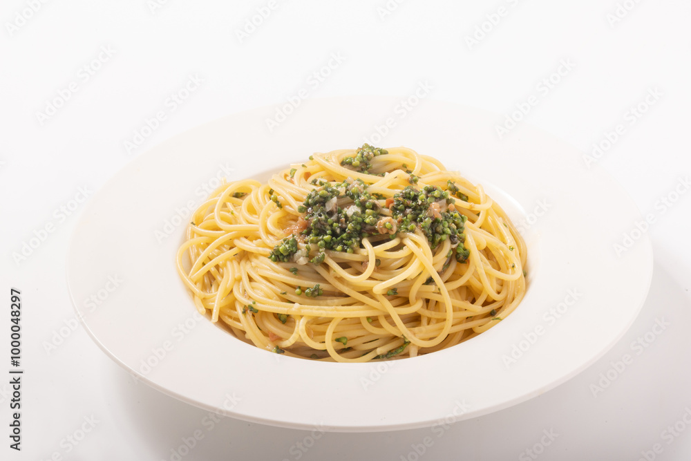 しその実と梅のパスタ(バター醤油) しその実と梅のパスタ(バター醤油)