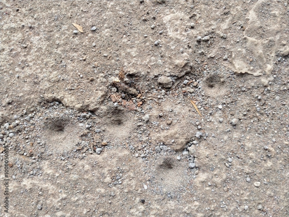 Rough cement floor appears full of old sand Rough cement floor appears full of old sand