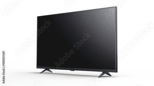 modern Television side view full length isolate on transparency background PNG