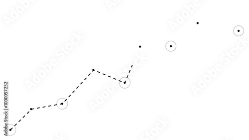  Step-by-step roadmap with included highlight points. Cg progressive motion background.