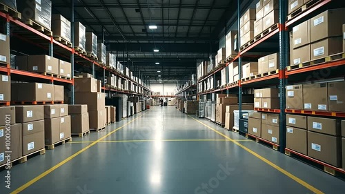 Wallpaper Mural A warehouse with a dedicated quality control area, where goods are inspected and approved before shipping, highlighting attention to detail Torontodigital.ca