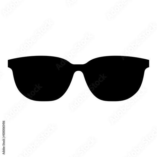 Sunglasses Icon. Simple Eyewear Symbol Vector Illustration.