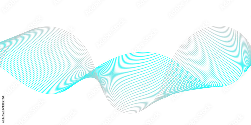 Abstract dynamic music wave. Technology background. Vector sound wave with blue lines. Abstract dynamic music wave. Technology background. Vector sound wave with blue lines.