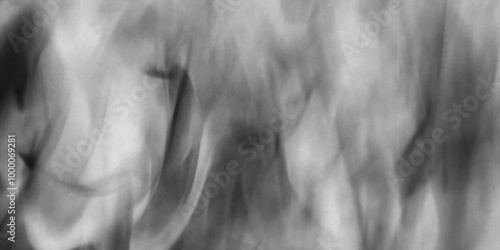 Swirls of gloomy grey smoke on a dark black background. Smoke black ground fog cloud floor mist background steam dust dark white horror overlay. abstract background smoke curves and wave vector design