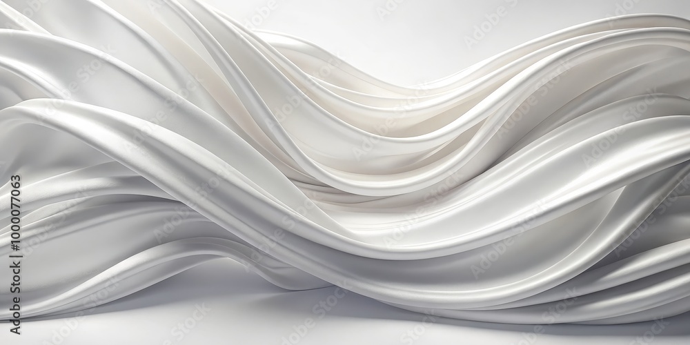 Ethereal White Waves Abstract Minimalist Composition with Flowing Motion, Tranquil Elegance for Design Inspirations and Backgrounds Ethereal White Waves Abstract Minimalist Composition with Flowing Motion, Tranquil Elegance for Design Inspirations and Backgrounds