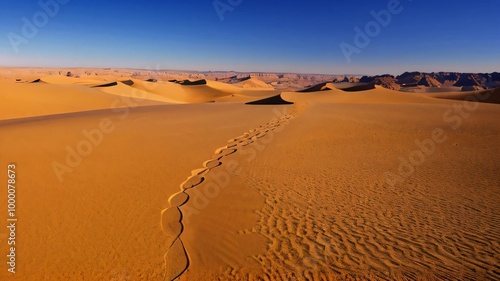 sand dunes in park photo