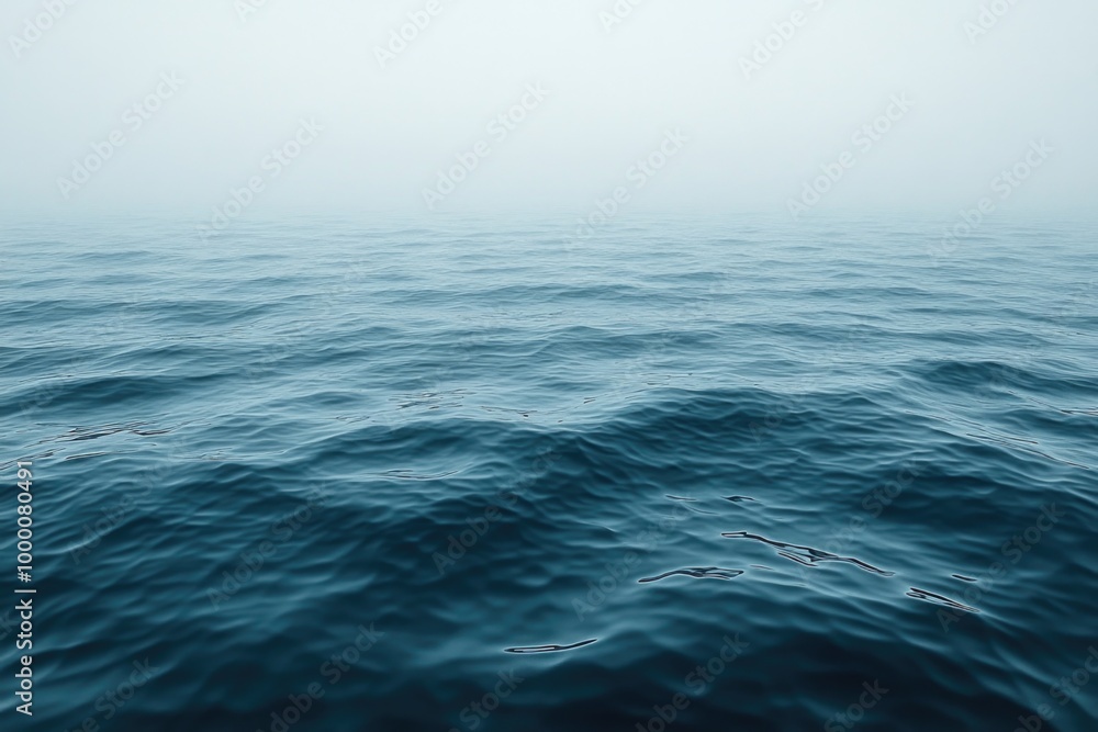 Fototapeta premium Serenity Reflected in Tranquil Waters Against a Pure White Canvas