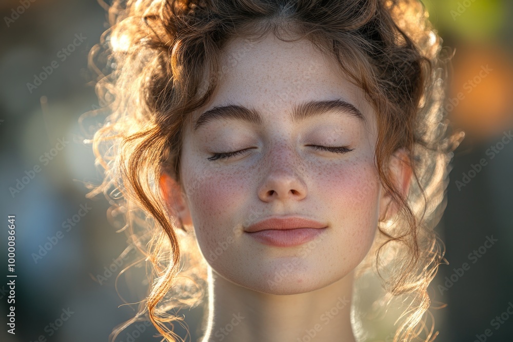 Finding Peace: A Young Student Meditates in a Serene Park Setting for Mindful Reflection Finding Peace: A Young Student Meditates in a Serene Park Setting for Mindful Reflection