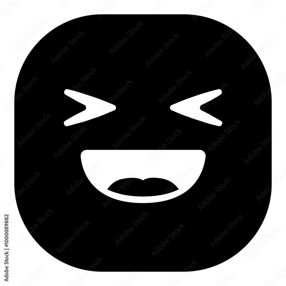 Emoji silhouette icon illustration Emoji silhouette icon illustration