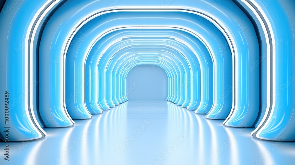 Modern High-Tech Spaceport Interior Design Modern High-Tech Spaceport Interior Design