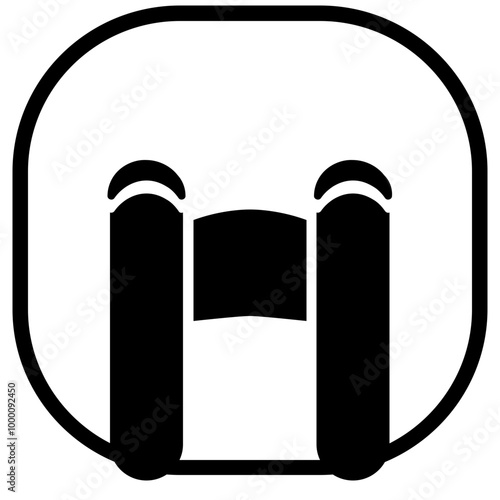 Sob Emoji Icon. Simple Smiley Vector Illustration.