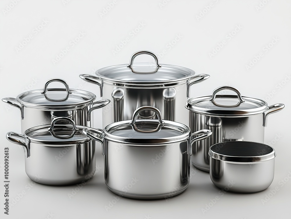 Stainless Steel Pots and Pans Set for Cooking Stainless Steel Pots and Pans Set for Cooking