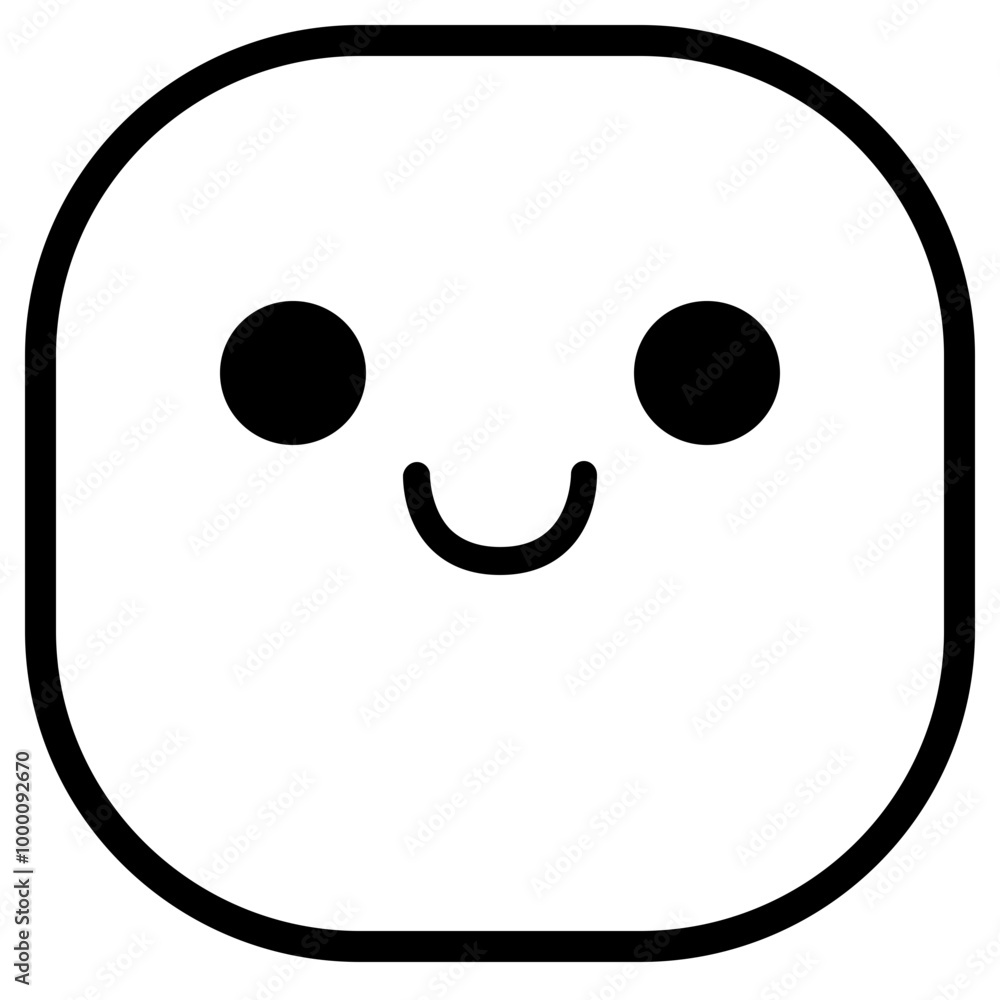 Smile Emoji Icon. Simple Smiley Vector Illustration. Smile Emoji Icon. Simple Smiley Vector Illustration.