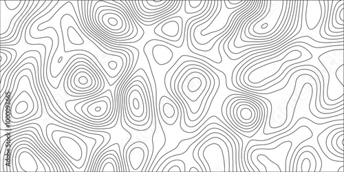 Abstract Topographic map with Geographic mountain relief. Multi layered paper art waves background & Metal plates concept. Vector Topographic canyon geometric texture with curved layers & beautiful