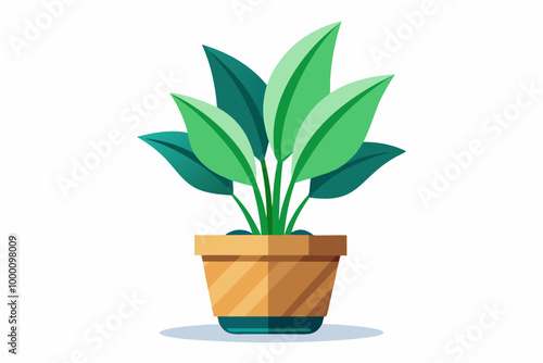 Home Plant Icon Illustrations