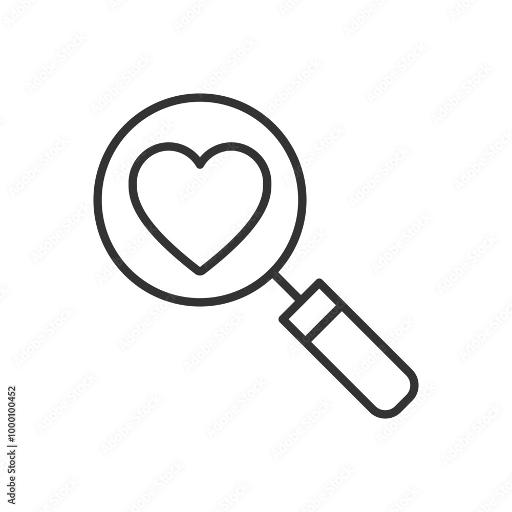 Love Search Icon Love Search Icon