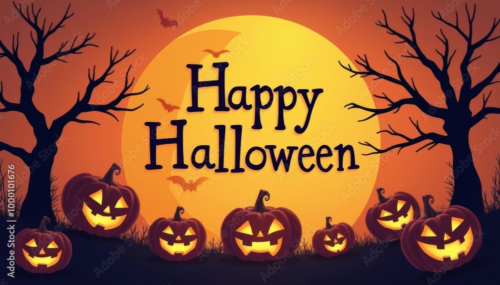 Spooky Halloween Pumpkin Greeting Spooky Halloween Pumpkin Greeting