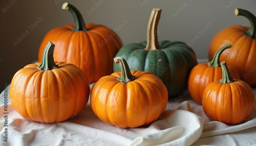 Autumns bounty a tableau of pumpkins and squash Autumns bounty a tableau of pumpkins and squash