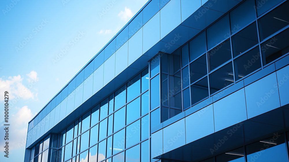 Fototapeta premium Office building, Business center building, Business and work, Windows