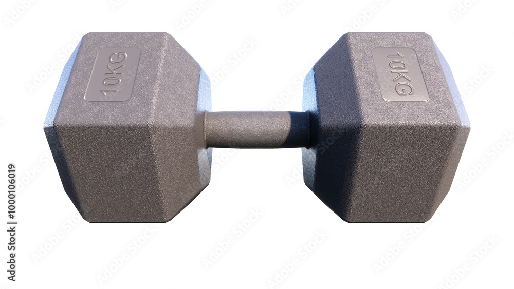 dumbbell isolated on white dumbbell isolated on white