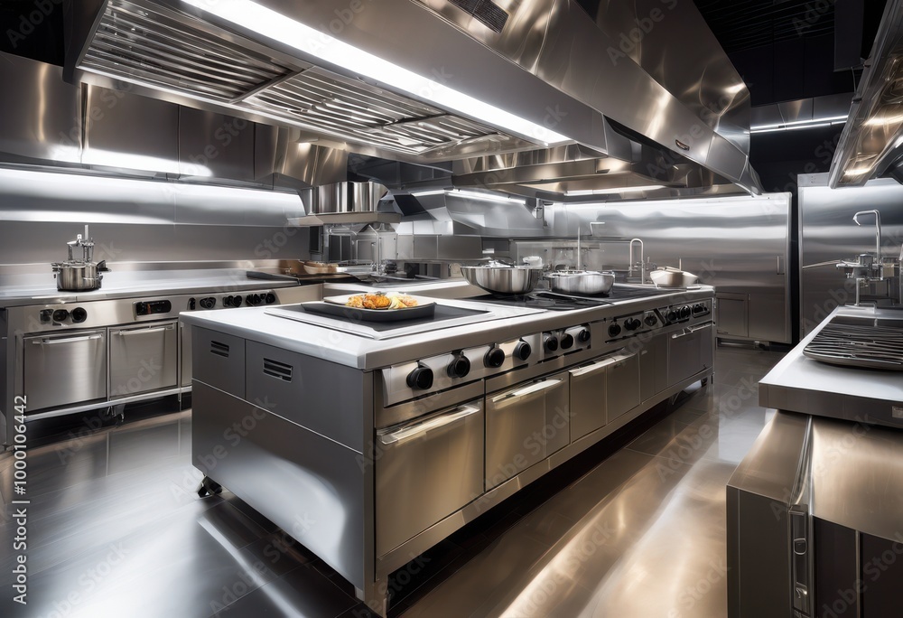 stunning visuals cutting edge food production equipment showcasing advanced technology modern culinary environments, blender, canister, cooling stunning visuals cutting edge food production equipment showcasing advanced technology modern culinary environments, blender, canister, cooling