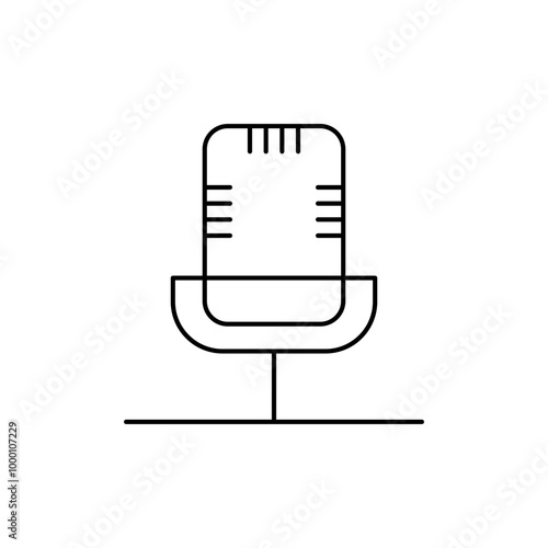 Classic microphone icon