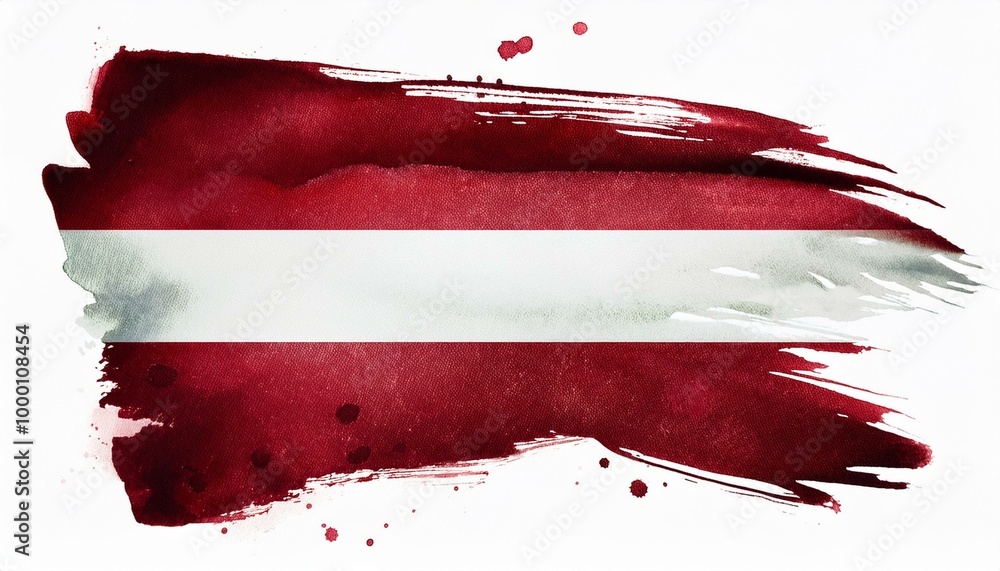 水彩画のラトビアの国旗(Watercolor Latvia flag.)
水彩画のラトビアの国旗(Watercolor Latvia flag.)