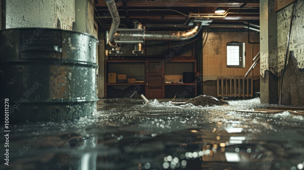 Flooded Basement Flooded Basement