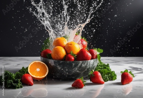 dynamic engaging high quality product showcasing raw ingredients motion captivating textures colors, cooking, herbs, spices, vegetables, fruits, grains