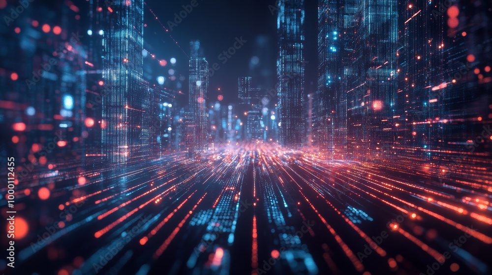 Digital Cityscape. Digital Cityscape.
