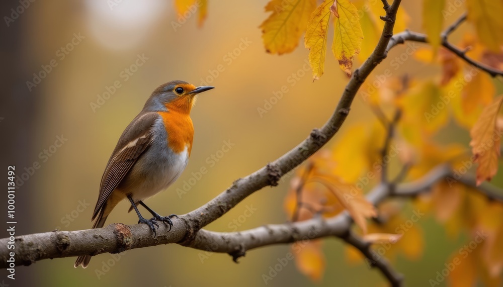 Fototapeta premium Autumns melody in natures symphony