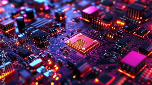 ia technology chip circuit photo