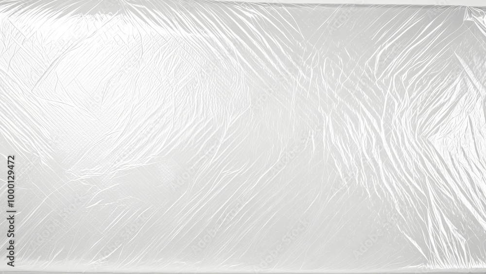 Obraz premium Transparent plastic film wrap texture background