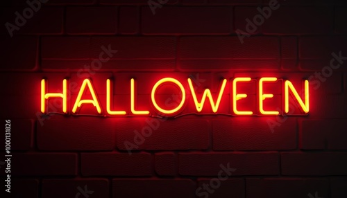  Spooky Halloween vibes with neon signage