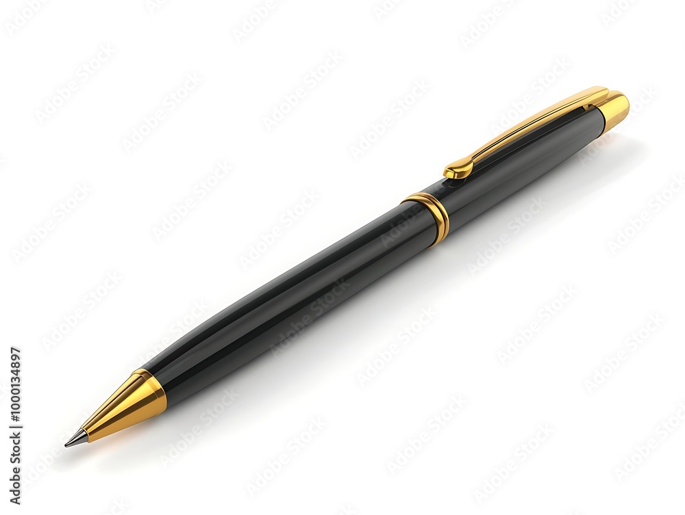 close up of a pen on white background with clipping path and shadow close up of a pen on white background with clipping path and shadow
