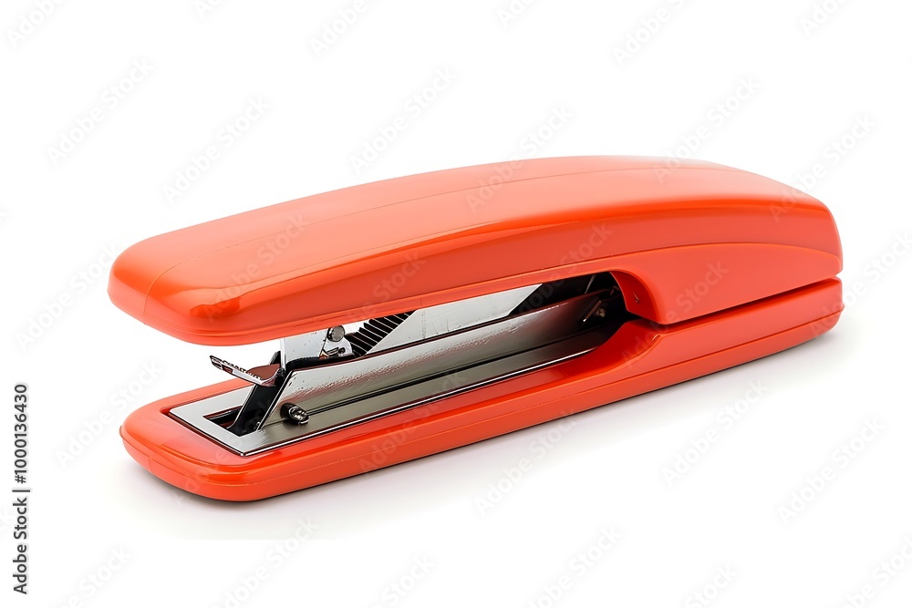 Blue stapler isolated on white background. Blue stapler isolated on white background.