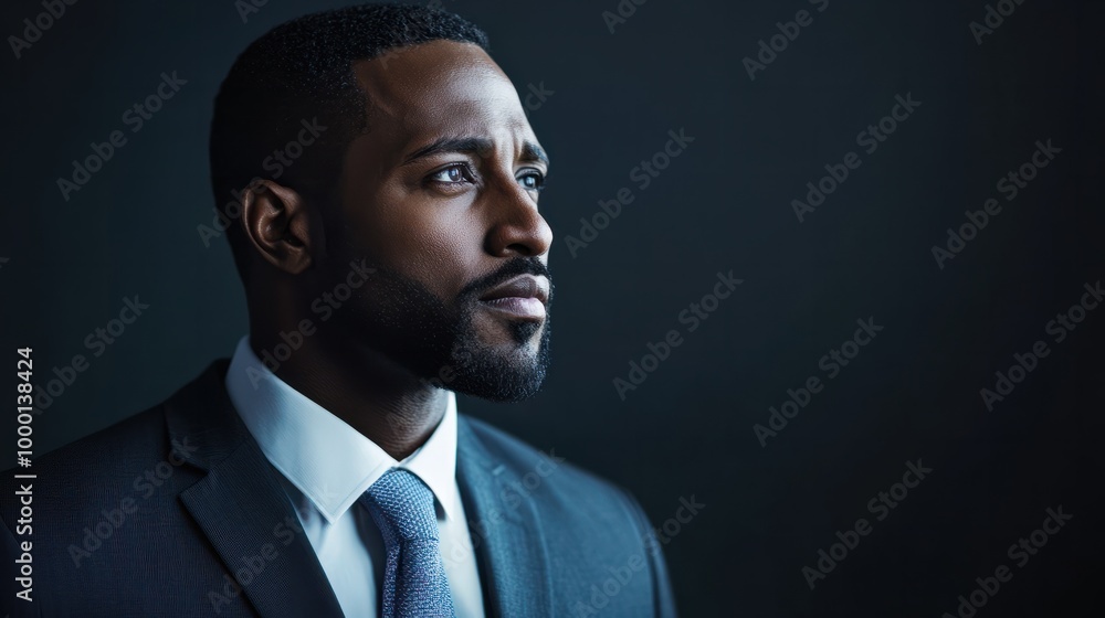 Portrait of an African American businessman Portrait of an African American businessman