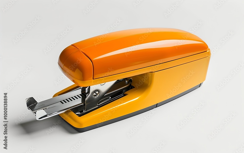 Blue stapler isolated on white background. Blue stapler isolated on white background.