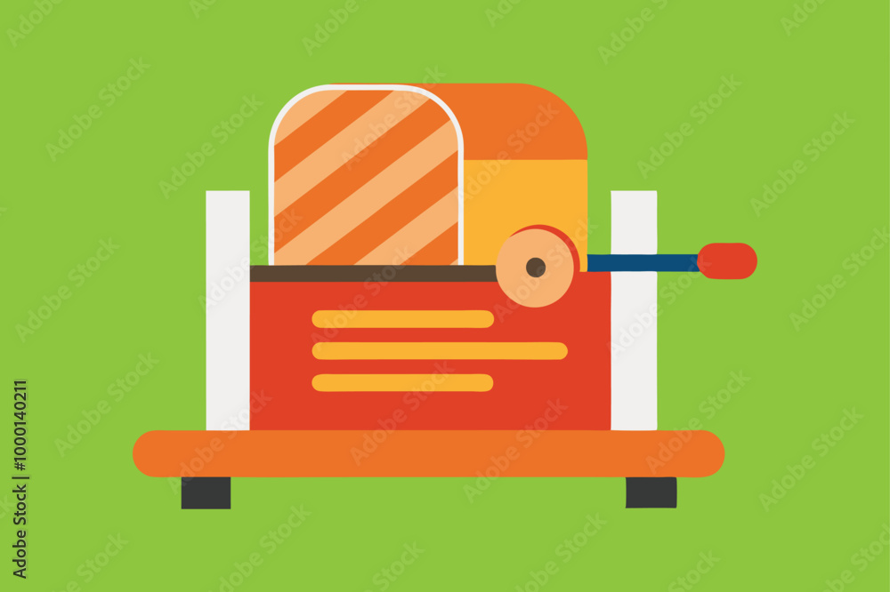 Bread Slicer vector art illustration. Bread Slicer vector art illustration.