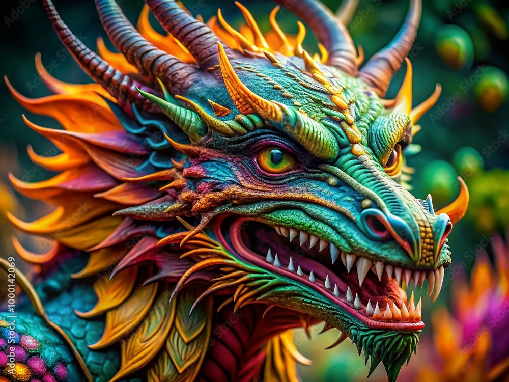 Majestic Dragon Head Sculpture with Intricate Details and Striking Features for Art and Fantasy Lovers Majestic Dragon Head Sculpture with Intricate Details and Striking Features for Art and Fantasy Lovers