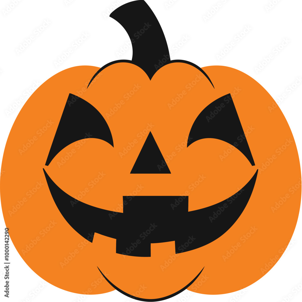 Halloween Pumpkin Flat Vector Icon Halloween Pumpkin Flat Vector Icon